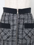 Aラインミックスツイードジップスカート