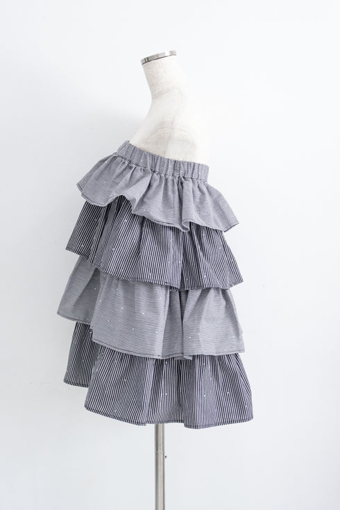 2wayシャツティアードワンピース