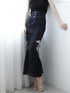 カットアウトマーメイドデニムスカート