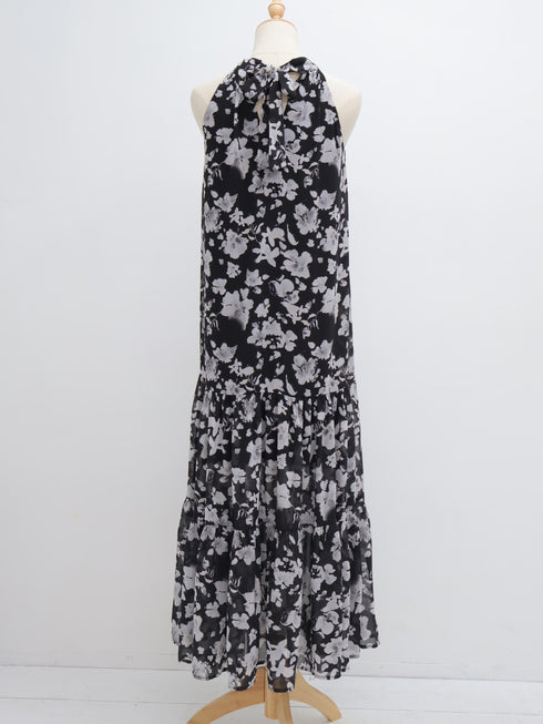 ホルターネックフレグランスマキシワンピース