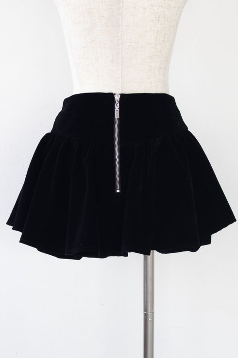 ベルベットバルーンミニスカート