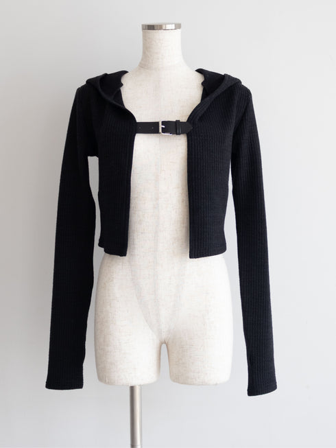 ベルテッドフーディートップス