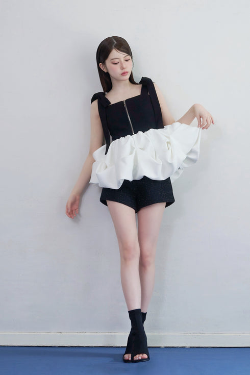 ツイードショートパンツ