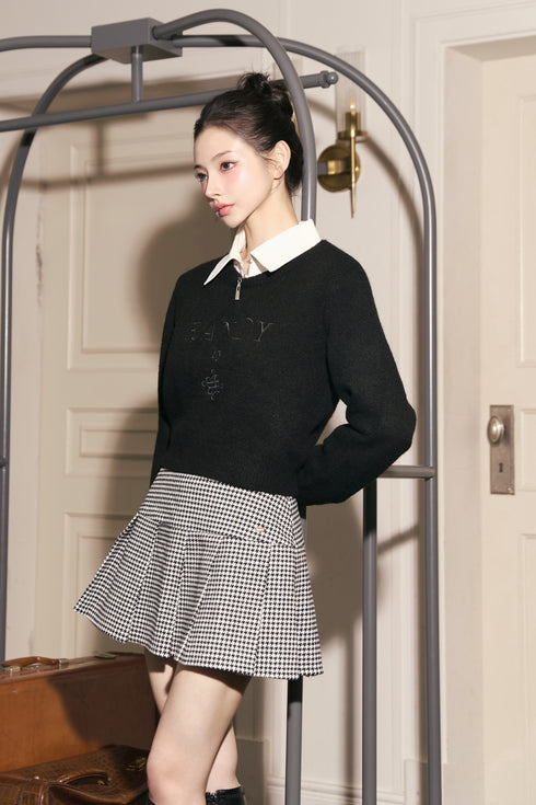 ショートジップアップシャツ