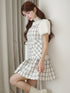 Étoile Check tweed ワンピース