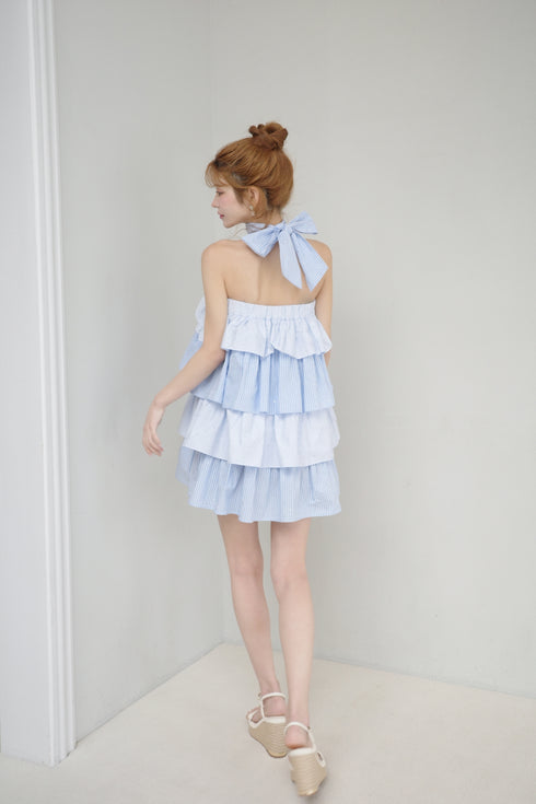 2wayシャツティアードワンピース