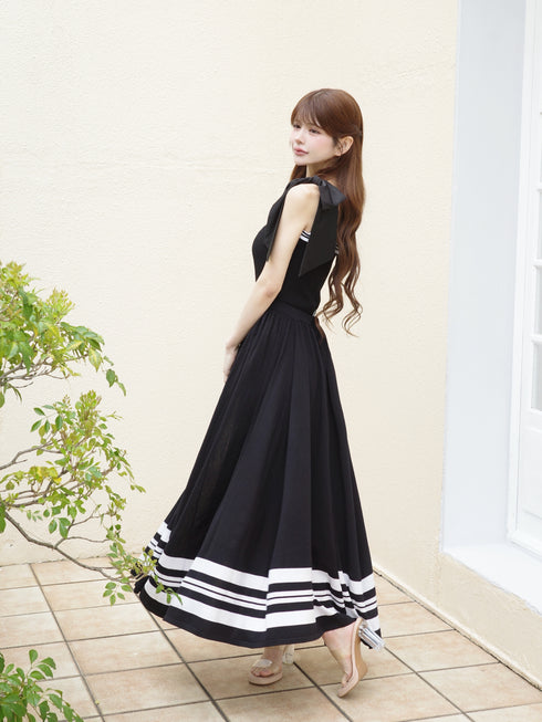 2-way two-tone knit set