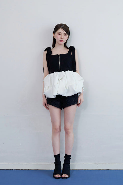 ツイードショートパンツ