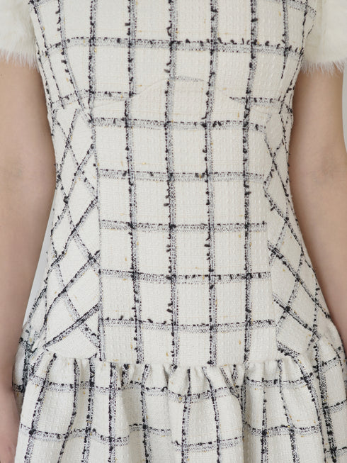 Étoile Check tweed ワンピース