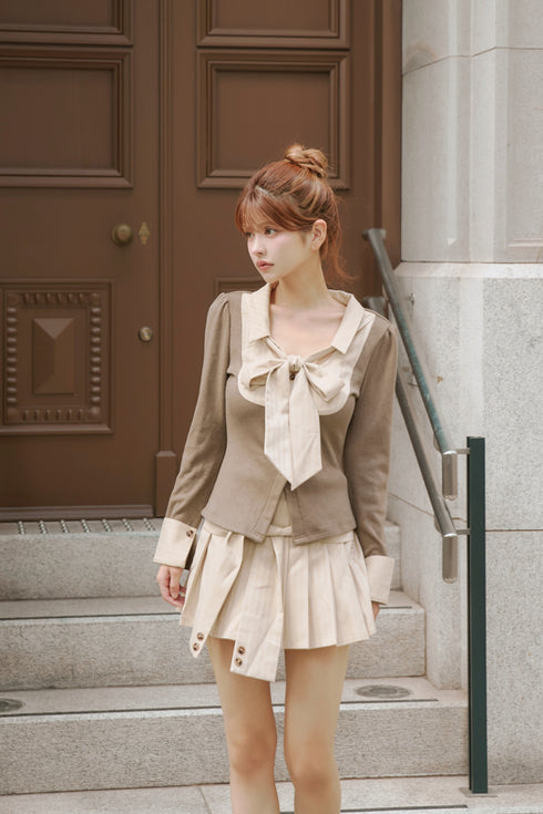 ピンストライププレッピーセットアップ