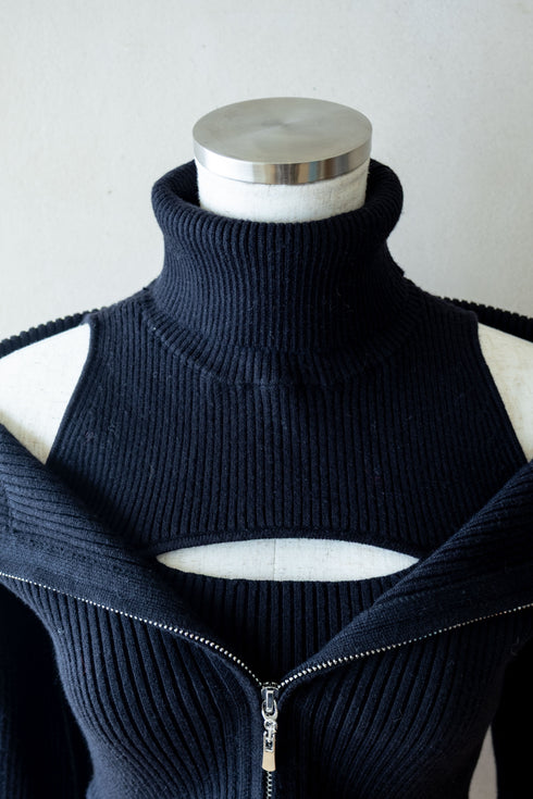 ガーターニットアンサンブル