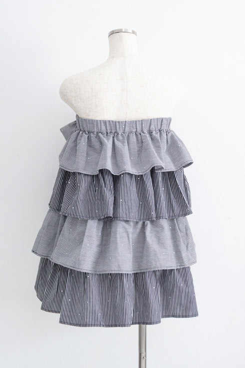 2wayシャツティアードワンピース