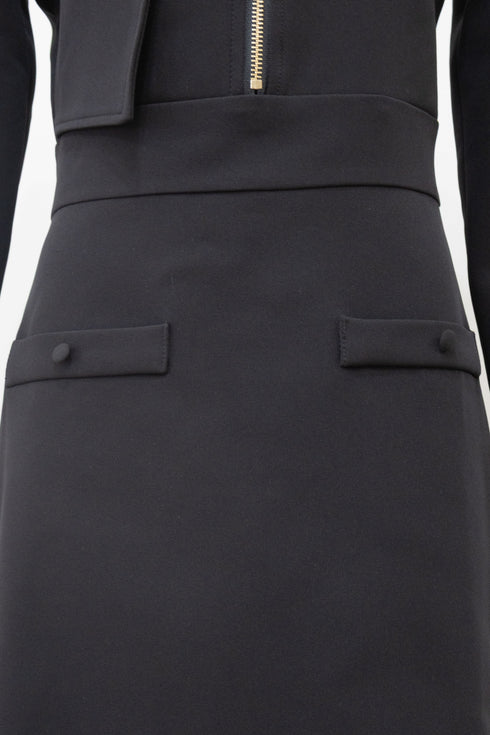 アシンメトリーバックルハウンドワンピース