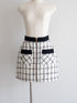 Étoile Check tweedジップスカート