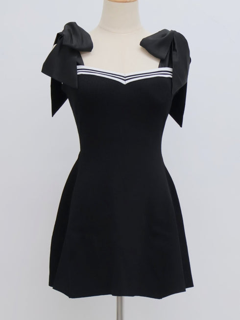 2-way two-tone knit set