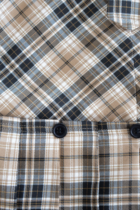 フェイクドッキングプレイドミニスカート