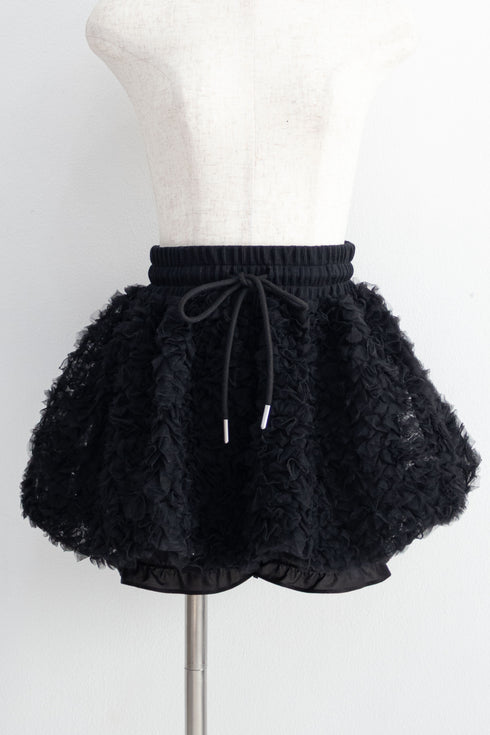 チュールバルーンミニスカート