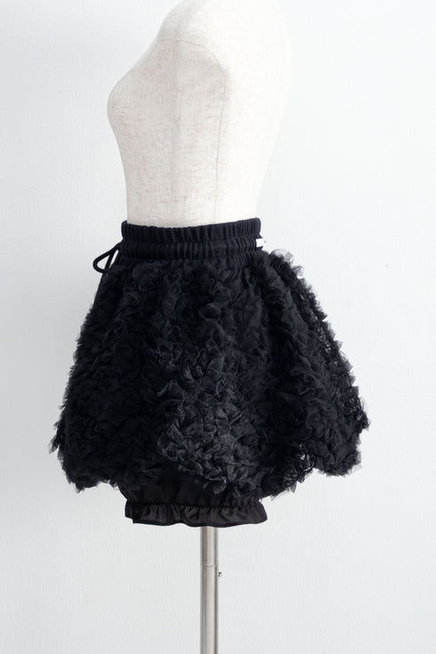 チュールバルーンミニスカート