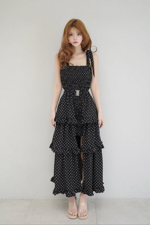 2wayドット柄セットアップ