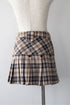 フェイクドッキングプレイドミニスカート