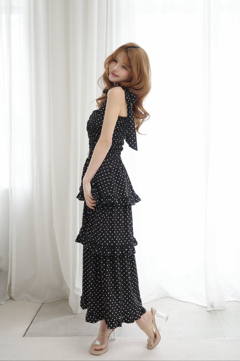 2wayドット柄セットアップ