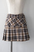 フェイクドッキングプレイドミニスカート