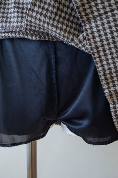 千鳥柄ボックスプリーツスカート