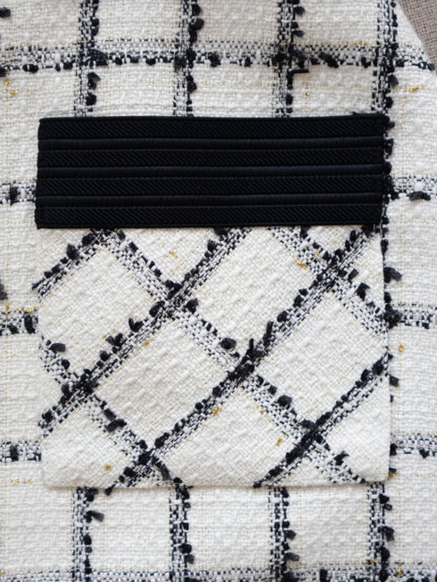 Étoile Check tweedジップスカート