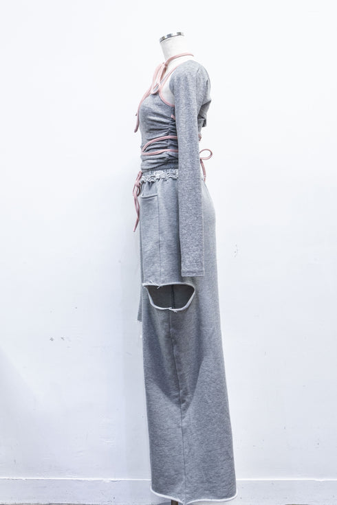 バイカラーストリング3ピースセットアップ