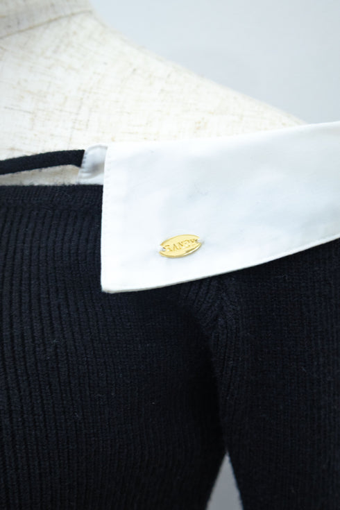 シャツドッキングベアニットアンサンブル