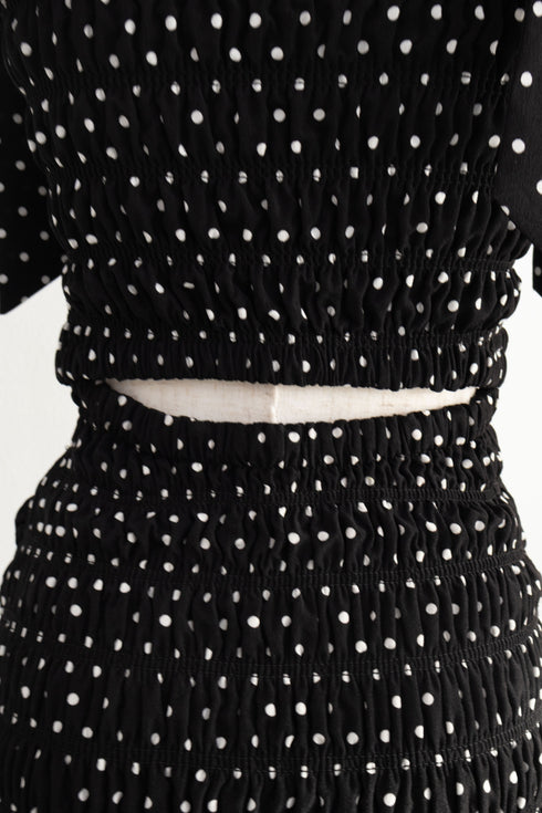 2wayドット柄セットアップ