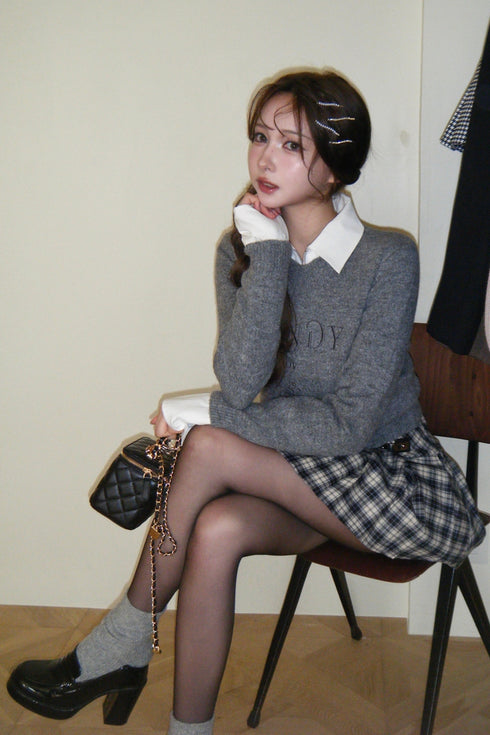 ショートジップアップシャツ