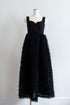 チュールビスチェワンピース(BLACK)