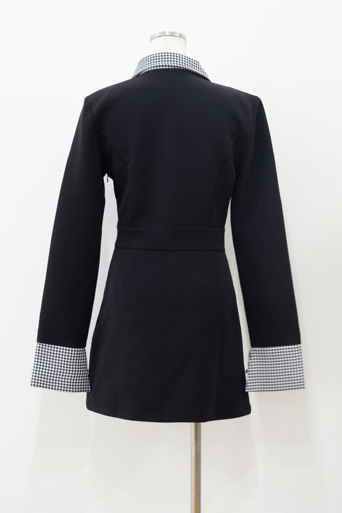 アシンメトリーバックルハウンドワンピース