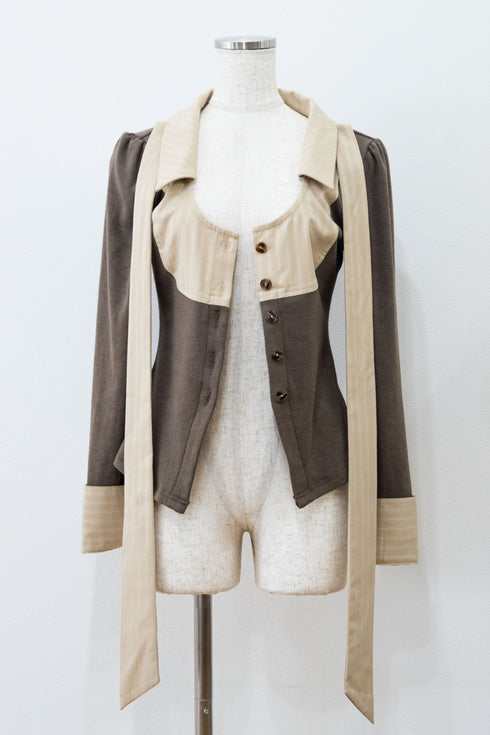 ピンストライププレッピーセットアップ