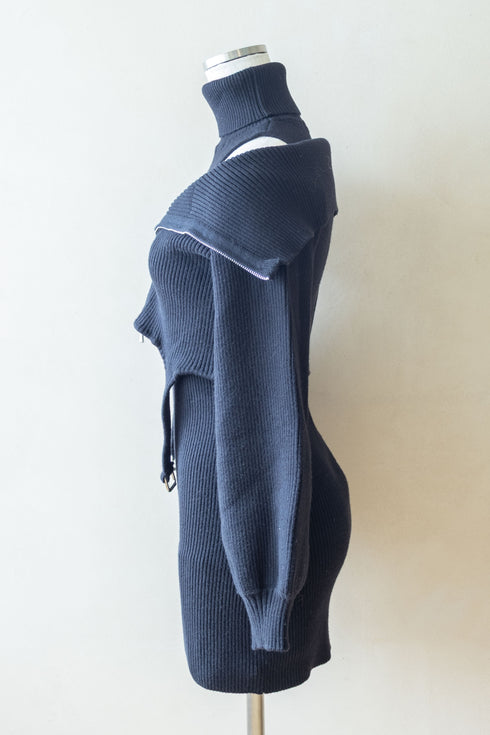 ガーターニットアンサンブル