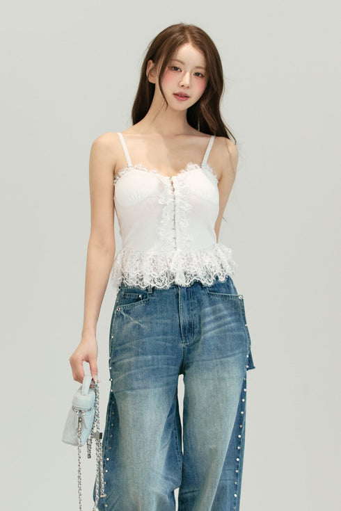 レースビスチェトップス