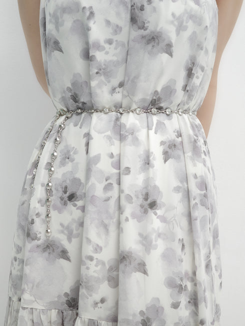 ホルターネックフレグランスマキシワンピース