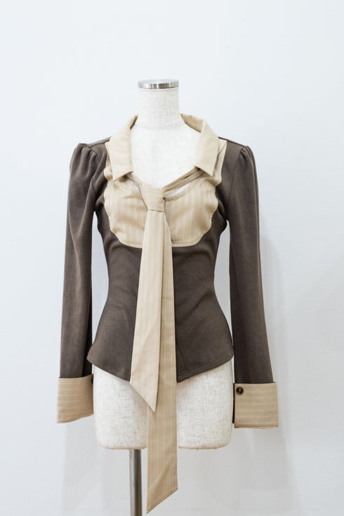 ピンストライププレッピーセットアップ