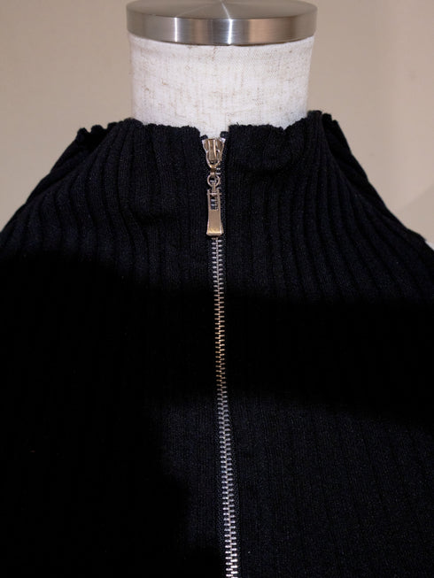 2-way gingham knit mini dress