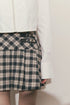 ベルテッドプレッピースカート