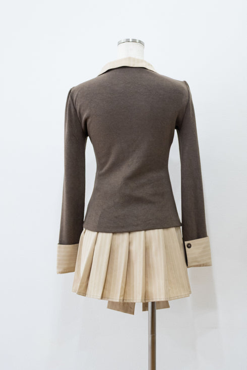 ピンストライププレッピーセットアップ