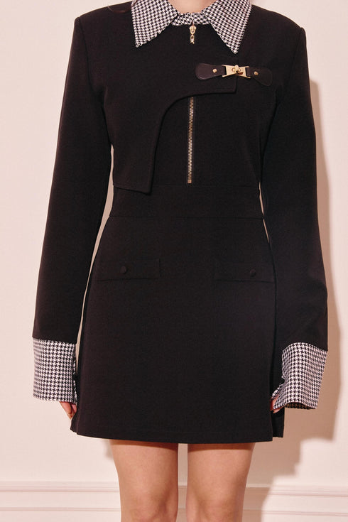 アシンメトリーバックルハウンドワンピース