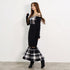 String core plaid dress