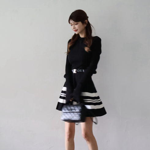 Bicolor rich dress