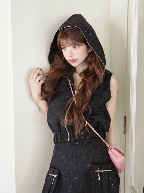 ツイードカーゴアメスリセットアップ