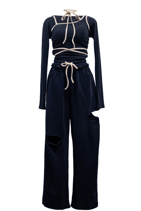 バイカラーストリング3ピースセットアップ