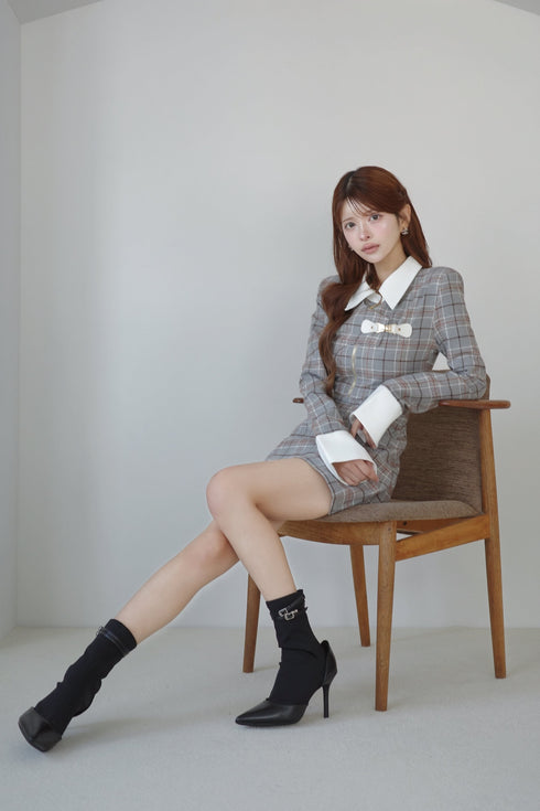 スリムレッグパンプスブーツ