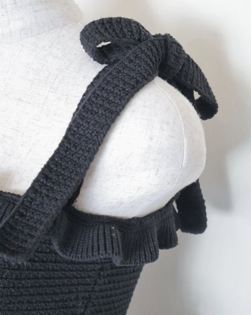 2wayストリングコアニットトップス