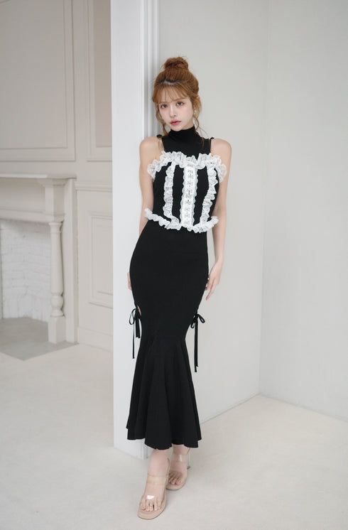 レースビスチェマーメイドアンサンブル